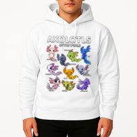 Axolotl Shirts Kawaii Axolotls Of The World Axolotl Animals Design Hoodie