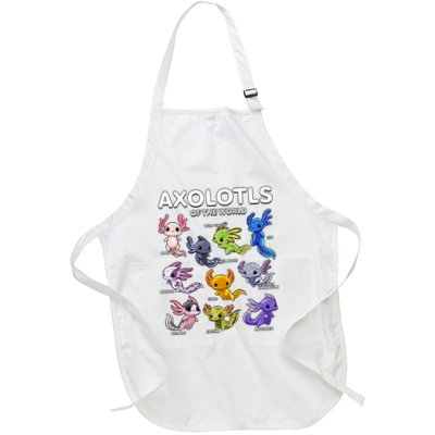 Axolotl Shirts Kawaii Axolotls Of The World Axolotl Animals Design Apron