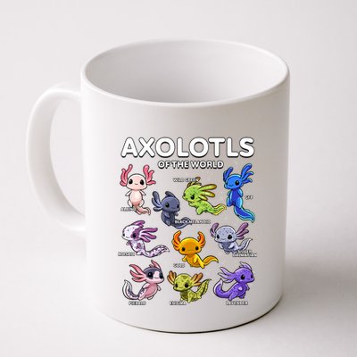 Axolotl Shirts Kawaii Axolotls Of The World Axolotl Animals Design Mug