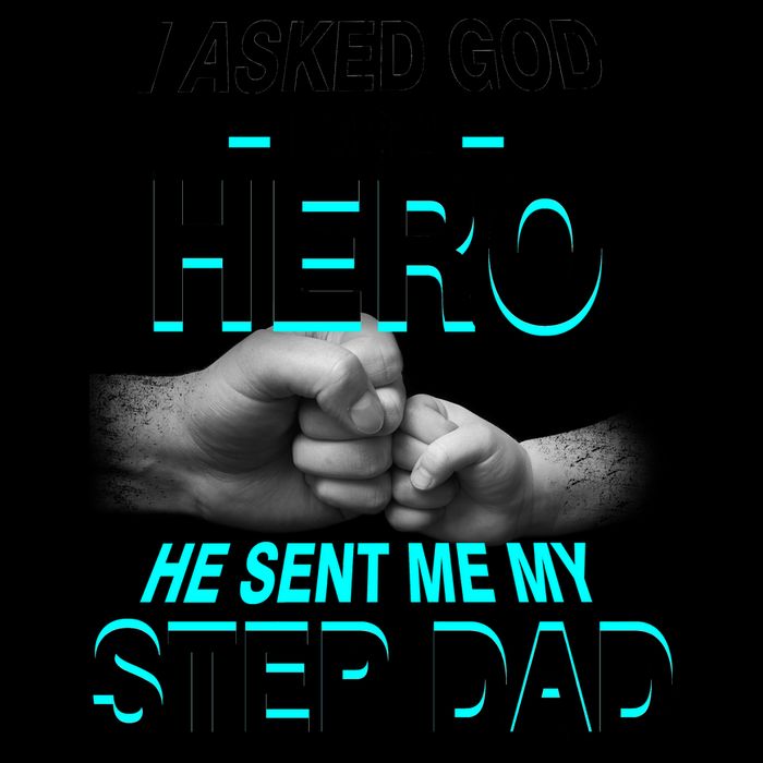 Asked God For A Hero He Sent Me My Step Dad 16oz Travel Tumbler