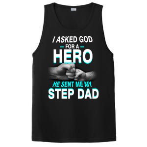 Asked God For A Hero He Sent Me My Step Dad PosiCharge Competitor Tank