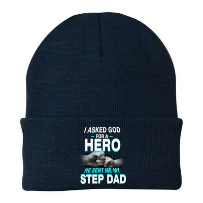 Asked God For A Hero He Sent Me My Step Dad Beanie