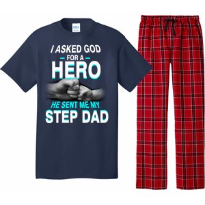 Asked God For A Hero He Sent Me My Step Dad Pajama Set