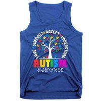 Autism Shirt Love Accept Support Autistic Autism Awareness Tank Top