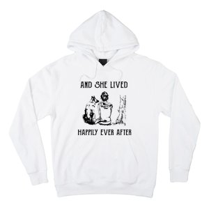 And She Lived Happily Ever After Funny Dogs Hoodie