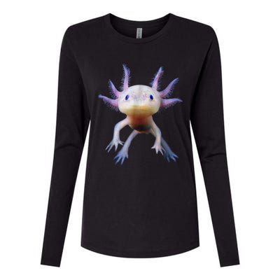 Axolotl Shirt: Limited Edition Womens Cotton Relaxed Long Sleeve T-Shirt