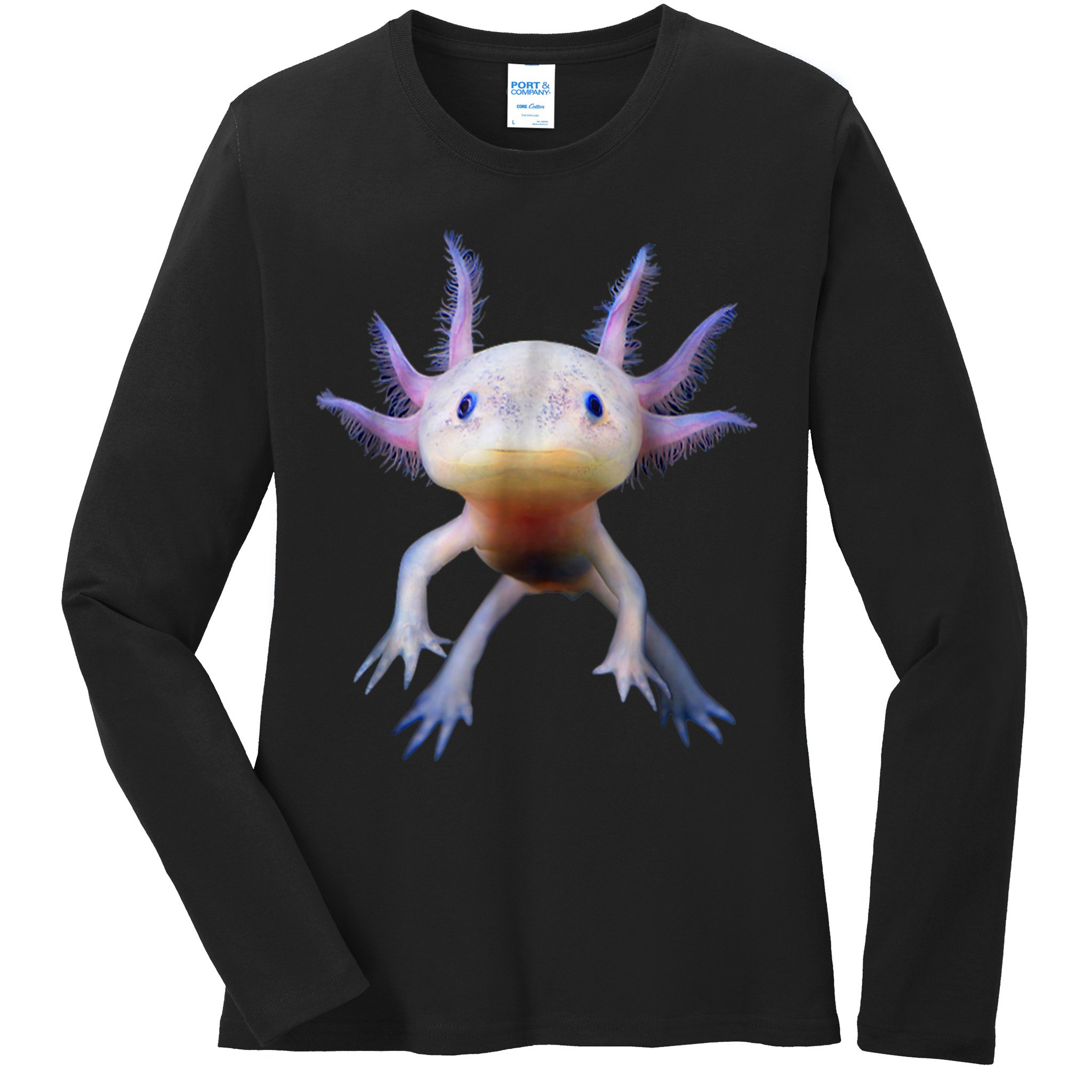 Axolotl Shirt: Limited Edition Ladies Long Sleeve Shirt