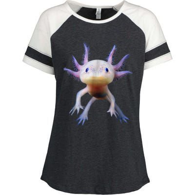 Axolotl Shirt: Limited Edition Enza Ladies Jersey Colorblock Tee