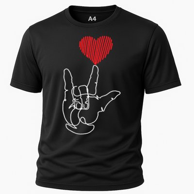American Sign Language ASL Love Performance Shirt