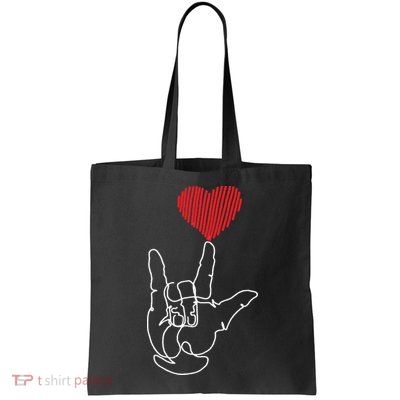 American Sign Language ASL Love Bag