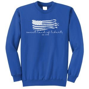 America Sweet Land Of Liberty Est 1776 Patriotic Gift Sweatshirt