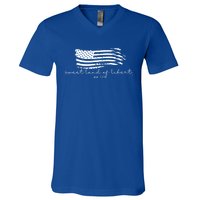 America Sweet Land Of Liberty Est 1776 Patriotic Gift V-Neck T-Shirt