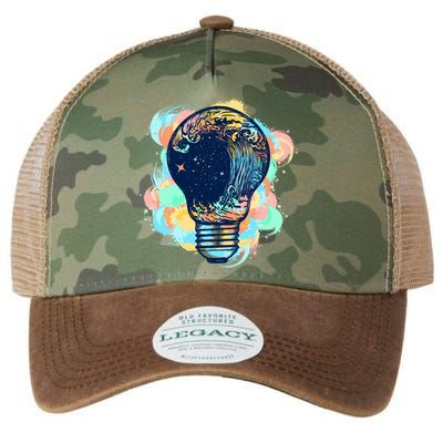 Adventurous Storm Light Bulb Legacy Tie Dye Trucker Hat