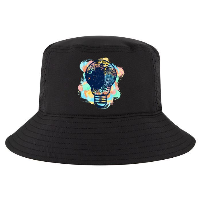 Adventurous Storm Light Bulb Cool Comfort Performance Bucket Hat