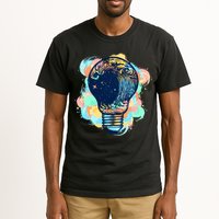 Adventurous Storm Light Bulb Tall T-Shirt