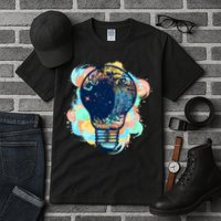 Adventurous Storm Light Bulb Tall T-Shirt
