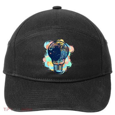 Adventurous Storm Light Bulb 7-Panel Snapback Hat