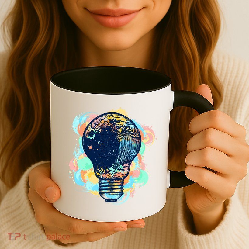 Adventurous Storm Light Bulb Mug