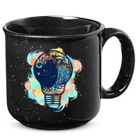 Adventurous Storm Light Bulb 15oz Campfire Ceramic Mug