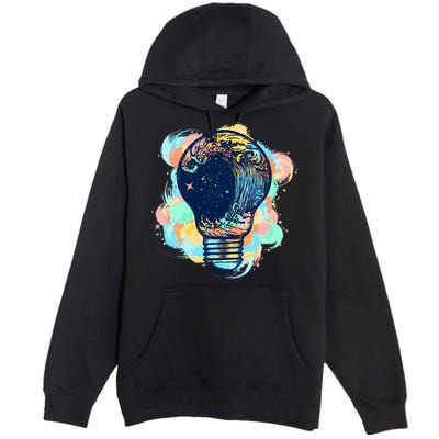 Adventurous Storm Light Bulb Premium Pullover Hoodie