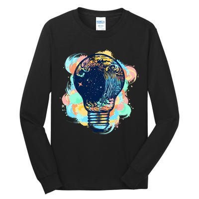 Adventurous Storm Light Bulb Tall Long Sleeve T-Shirt