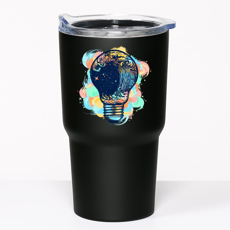 Adventurous Storm Light Bulb Tumbler