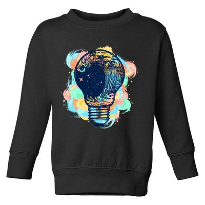 Adventurous Storm Light Bulb Toddler Sweatshirt