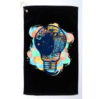Adventurous Storm Light Bulb Golf Towel