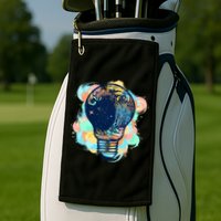Adventurous Storm Light Bulb Golf Towel