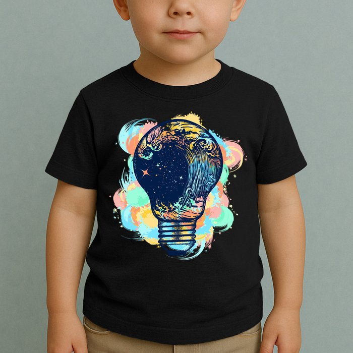 Adventurous Storm Light Bulb Toddler T-Shirt