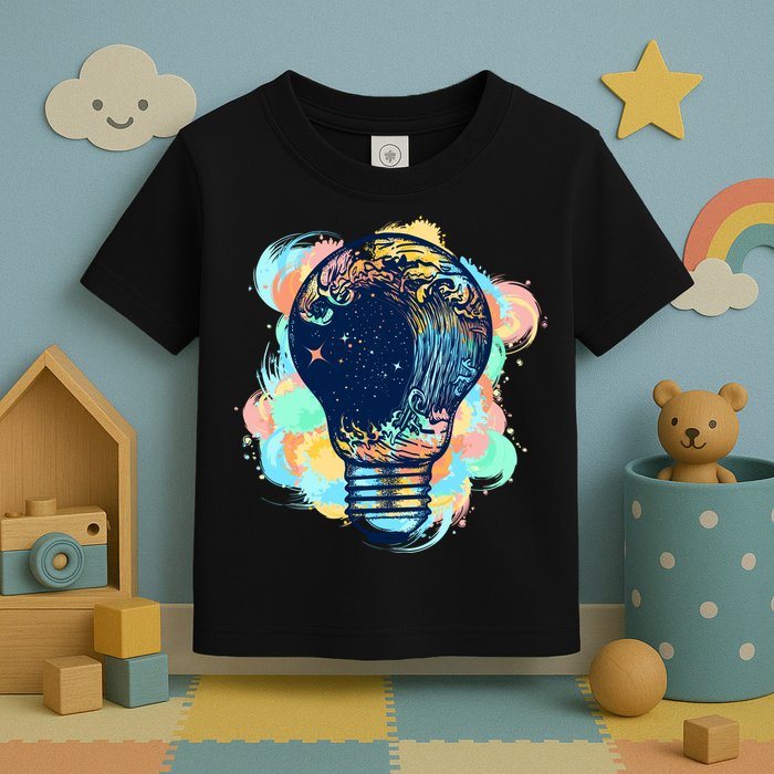Adventurous Storm Light Bulb Toddler T-Shirt
