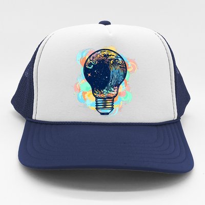 Adventurous Storm Light Bulb Trucker Hat