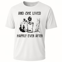 And She Lived Happily Ever After Funny Dogs Cooling Performance Crew T-Shirt