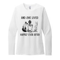 And She Lived Happily Ever After Funny Dogs Womens CVC Long Sleeve Shirt