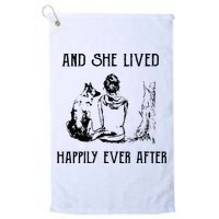 And She Lived Happily Ever After Funny Dogs Golf Towel