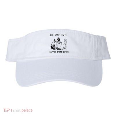 And She Lived Happily Ever After Funny Dogs Visor