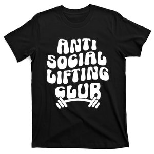 Anti Social Lifting Club Retro Groovy T-Shirt