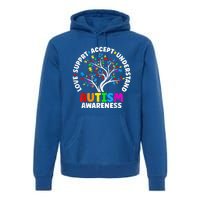 Autism Shirt Love Accept Support Autistic Autism Awareness Premium Hoodie