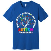 Autism Shirt Love Accept Support Autistic Autism Awareness Premium T-Shirt