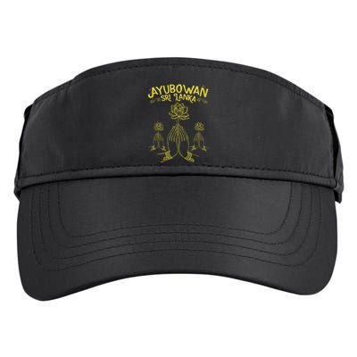 Ayubowan Sri Lanka Sri Lankan Tourism Gift Adult Drive Performance Visor
