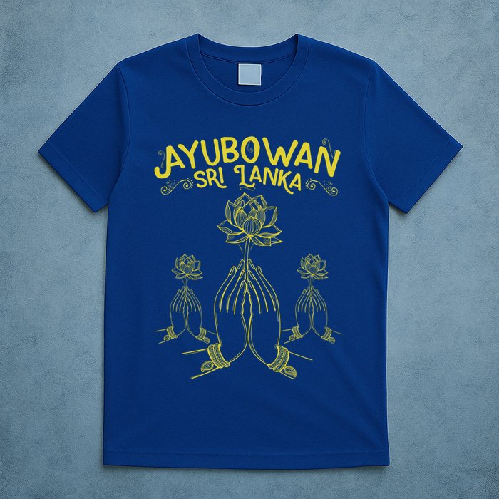 Ayubowan Sri Lanka Sri Lankan Tourism Gift T-Shirt