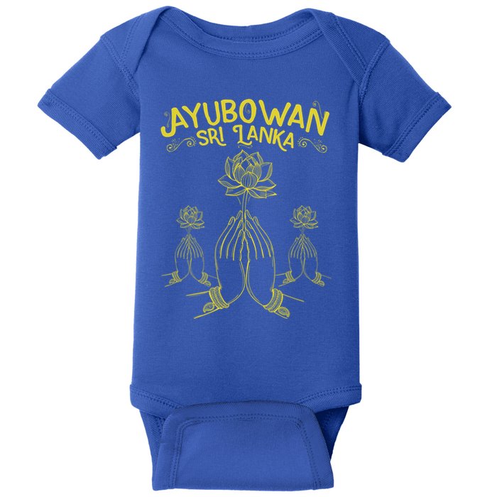 Ayubowan Sri Lanka Sri Lankan Tourism Gift Baby Bodysuit