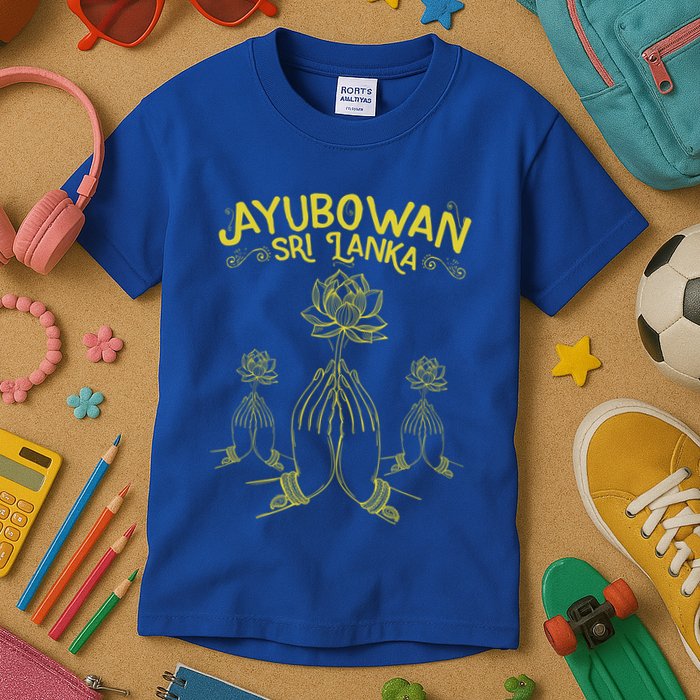 Ayubowan Sri Lanka Sri Lankan Tourism Gift Kids T-Shirt