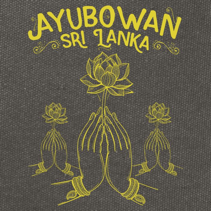 Ayubowan Sri Lanka Sri Lankan Tourism Gift Cotton Canvas Backpack