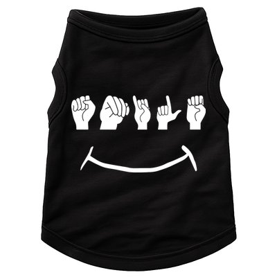 American Sign Language Doggie Tank