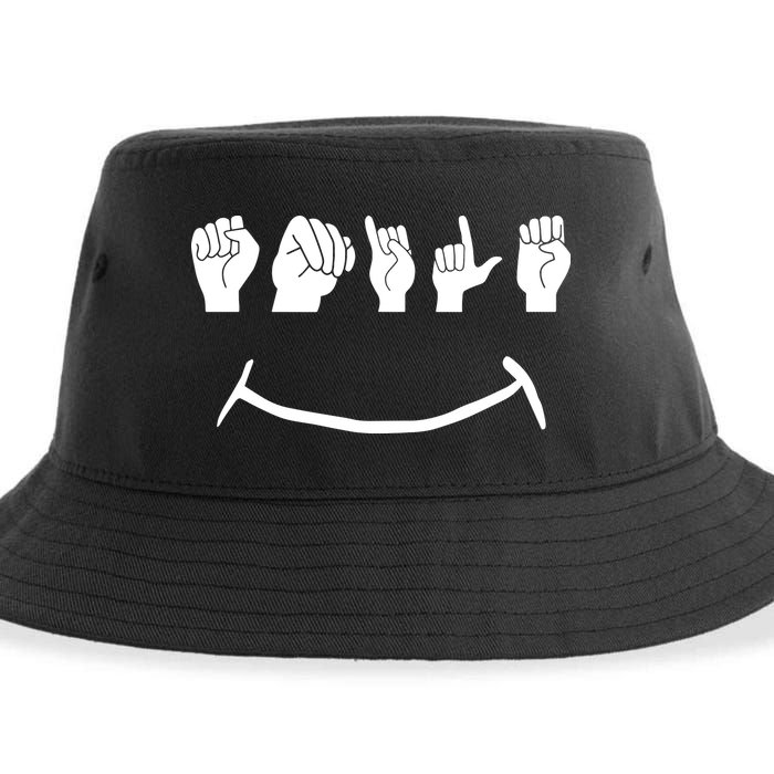 American Sign Language Sustainable Bucket Hat
