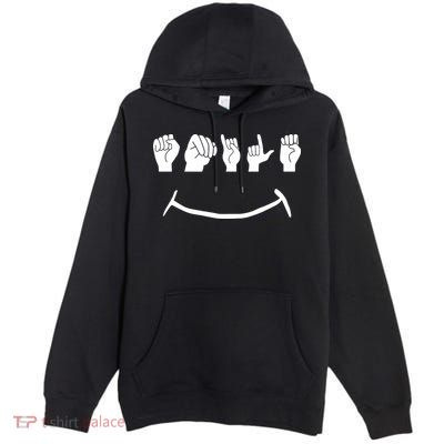 American Sign Language Premium Pullover Hoodie