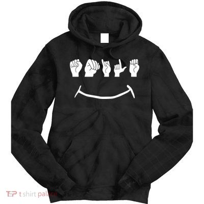 American Sign Language Tie Dye Hoodie