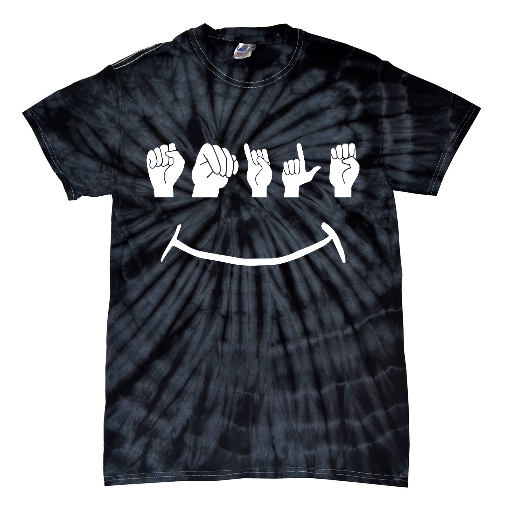 American Sign Language Tie-Dye T-Shirt