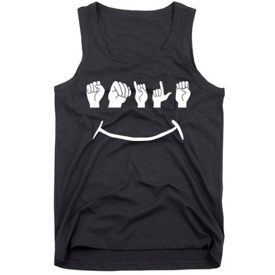 American Sign Language Tank Top
